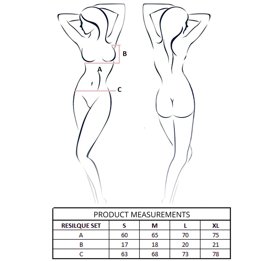 Reggiseno Resilque e perizoma bianco S/M di Passion, immagine 4