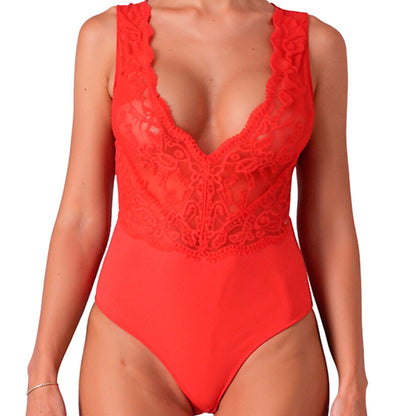 Body Evalie rosso S/M di Passion, immagine 2