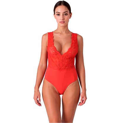 Body Evalie rosso L/XL di Passion