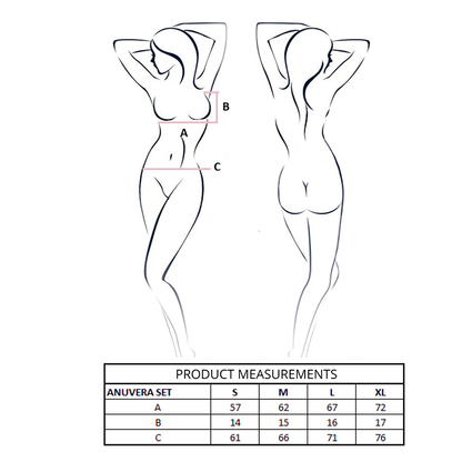 Reggiseno Anuvera e perizoma bianco S/M di Passion, immagine 4