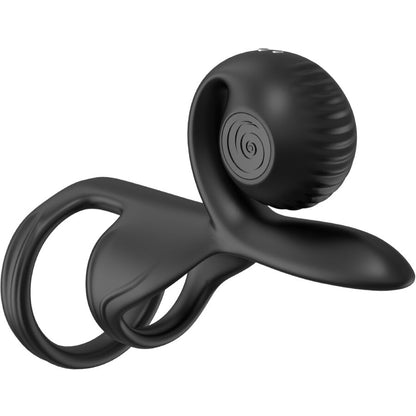 Ovetto vibrante Jovi Couples ring telecomando nero di Snail Vibe