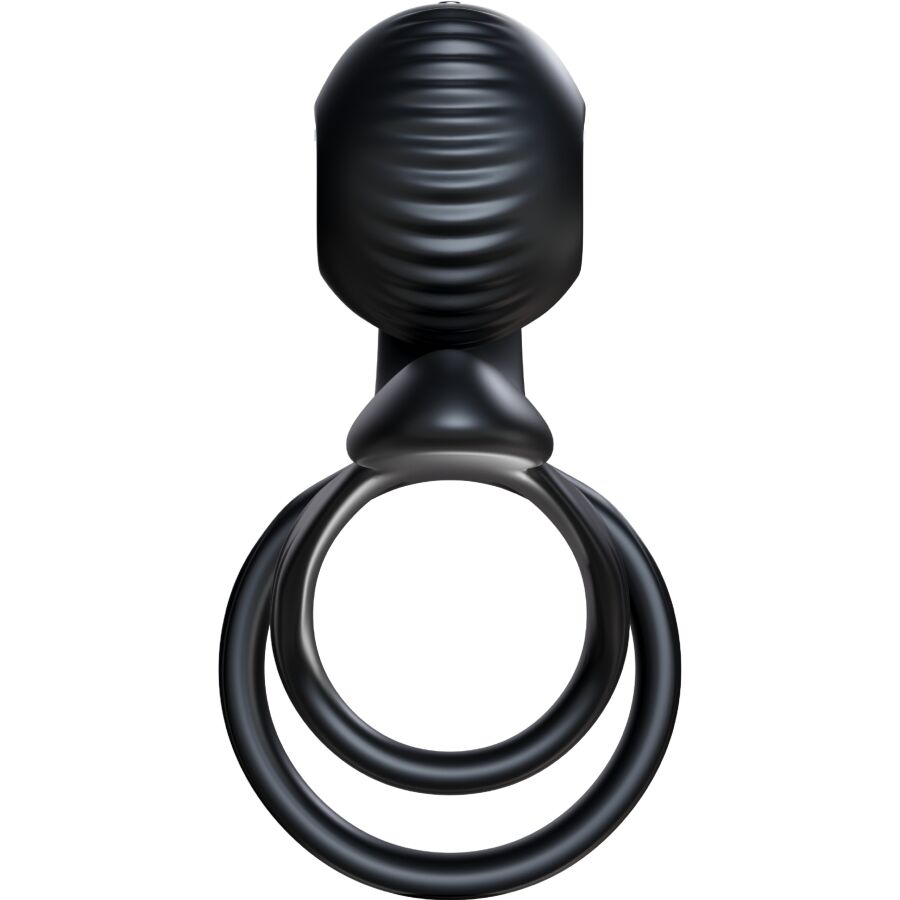Ovetto vibrante Jovi Couples ring telecomando nero di Snail Vibe, immagine 4