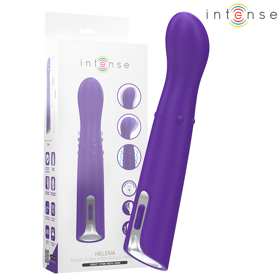 Vibratore Helena beads oscillante su e giù 13,5 cm di Intense