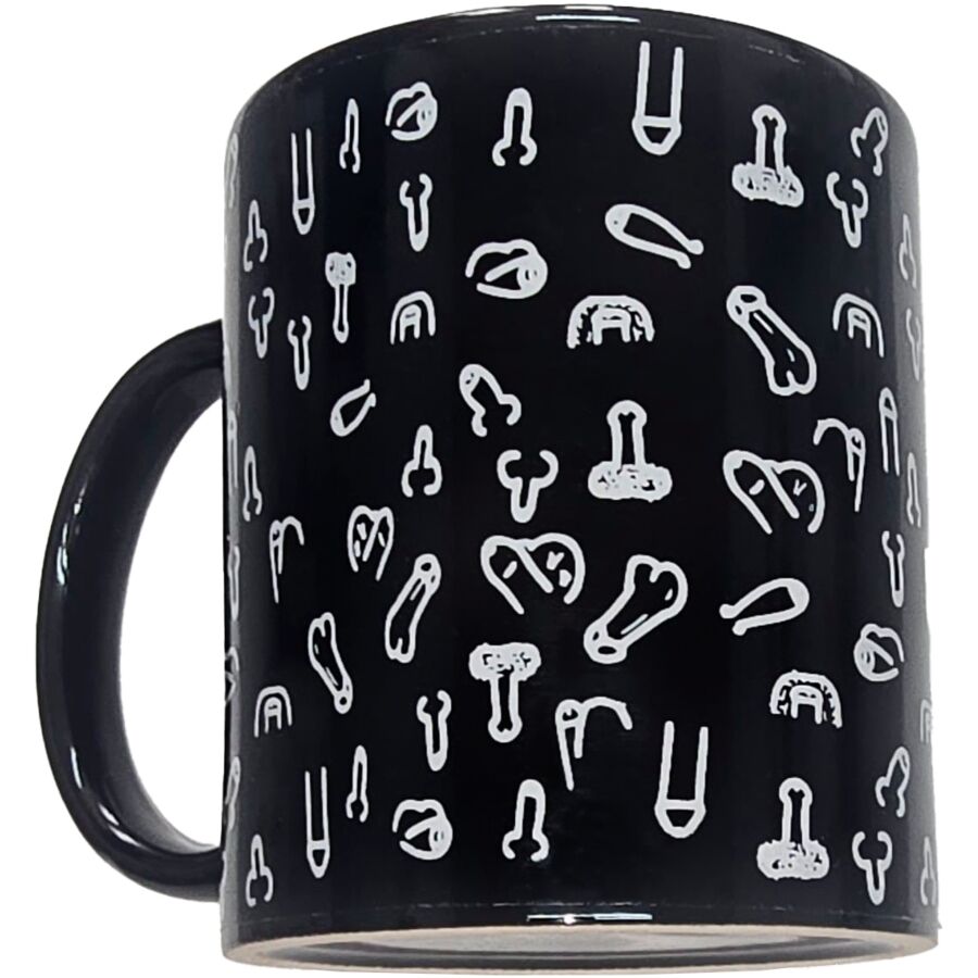 Tazza pene nera 370 ml di Diablo Picante