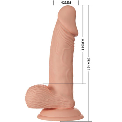 Dildo realistico Bellissimo incontro Zebulon flessibile 19,4 cm naturale di Baile, immagine 8
