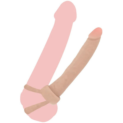 Sex toy anale penetratore in silicone double Trouble 16 cm di Get Real, immagine 2