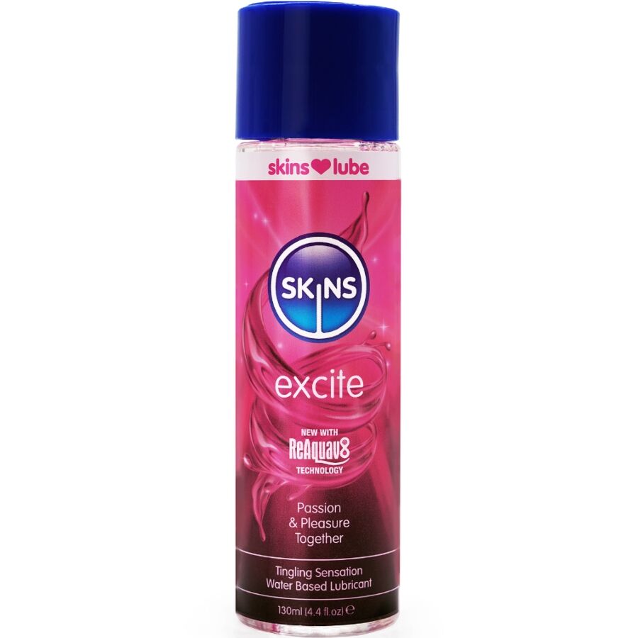Lubrificante a base Excite D'acqua 130 ml di Skins