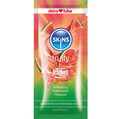 Lubrificante fruttato a base D'acqua anguria monodose 5 ml di Skins
