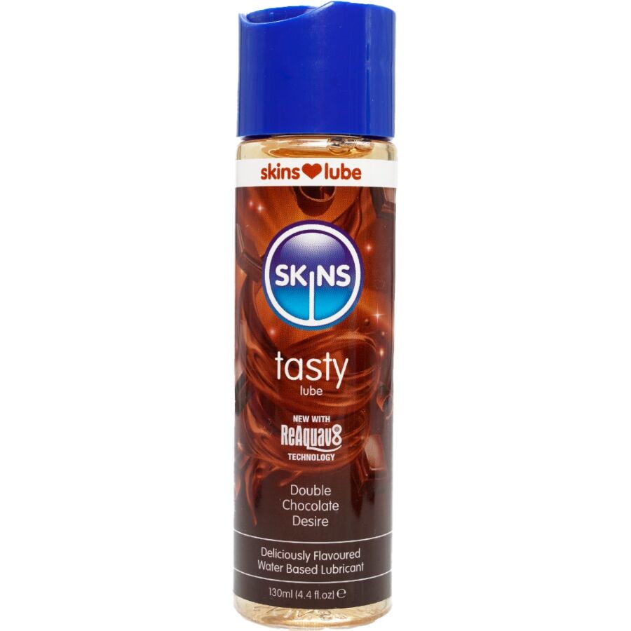 Lubrificante gustoso a base D'acqua doppio cioccolato 130 ml di Skins