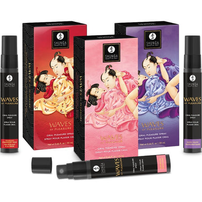 Spray Waves pleasure orale seducente fragola 20 ml di Shunga, immagine 5
