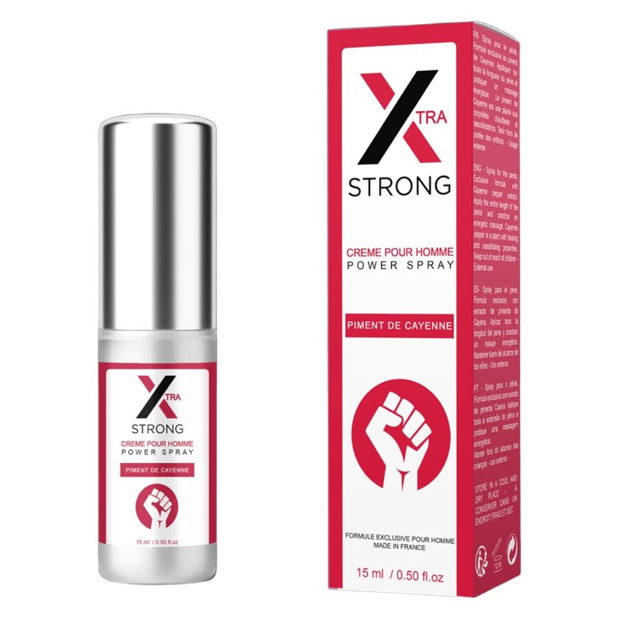 Spray X strong potente per il pene 15 ml di Ruf
