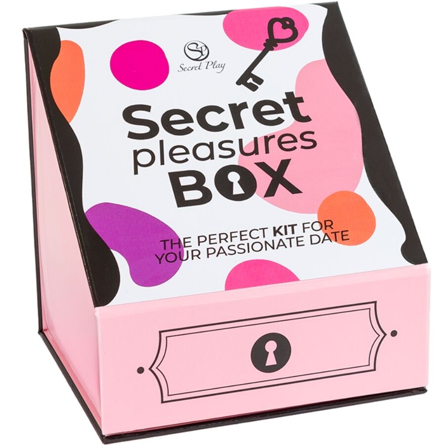 Pleasures box per coppie: dadi e proiettile vibrante e penna con piuma di Secret Play