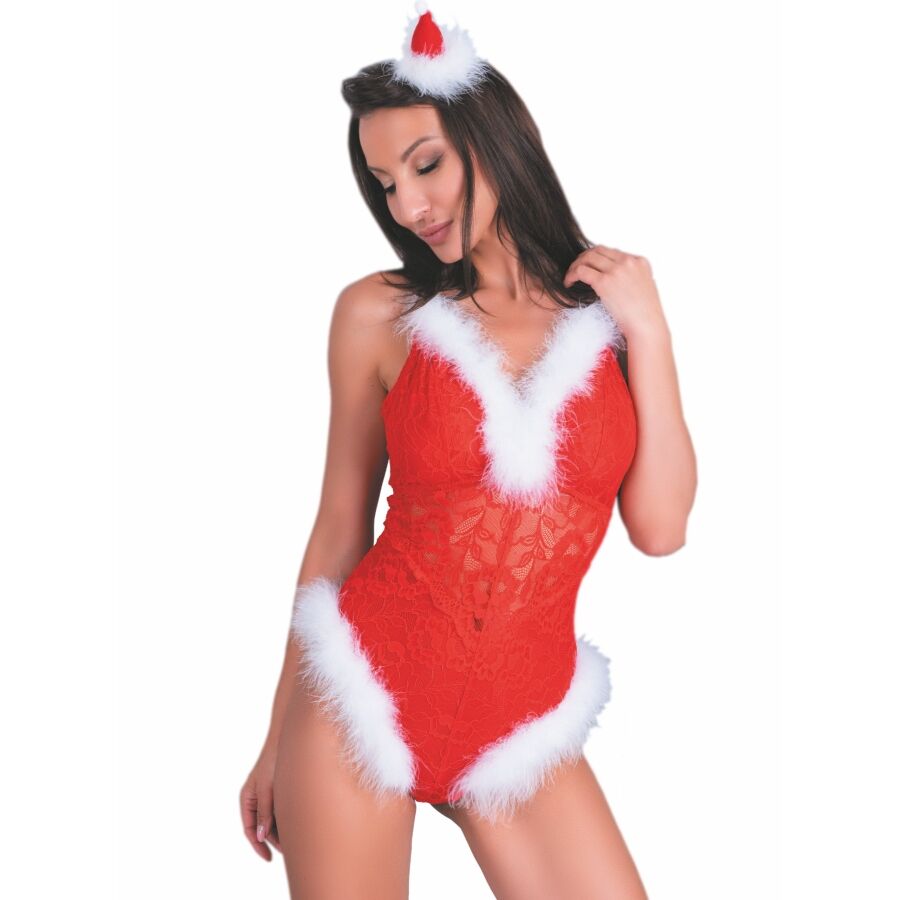 Body Naughty Santa natalizio L/XL di Livco Corsetti Fashion