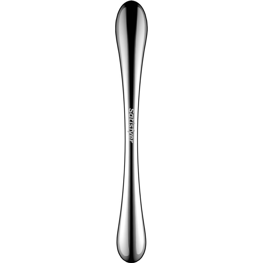 Dildo a doppia estremità in acciaio Inox Cosmic Crest 1 di Satisfyer, immagine 4