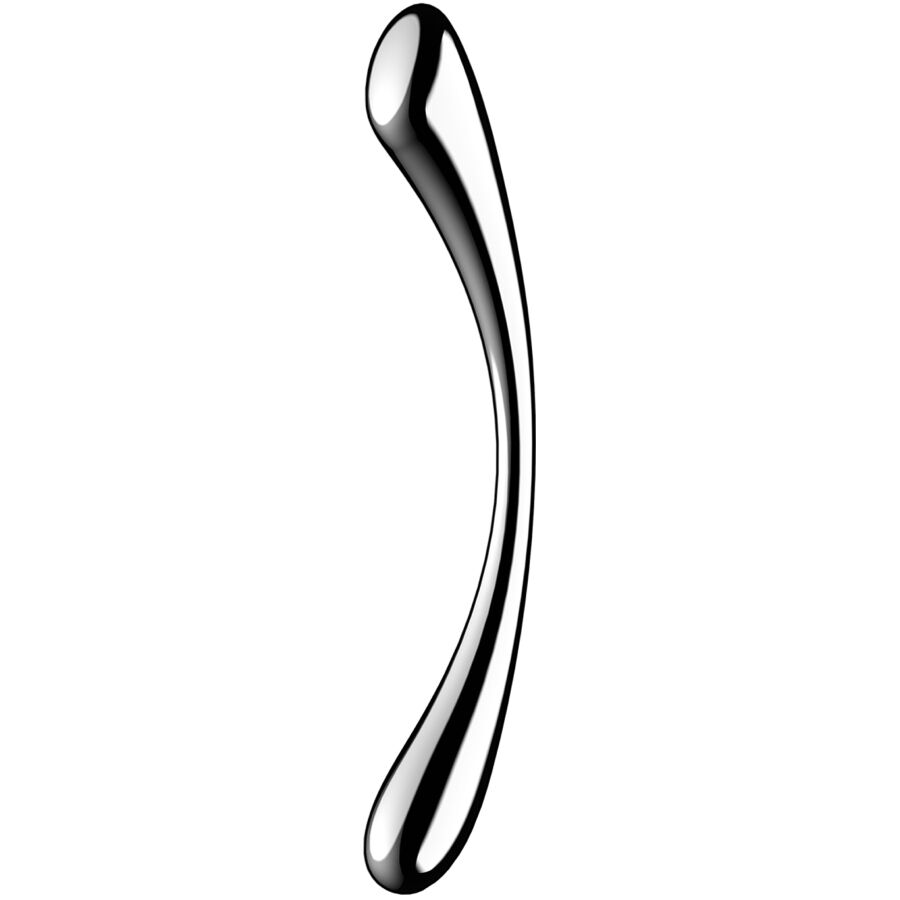 Dildo a doppia estremità in acciaio Inox Cosmic Crest 1 di Satisfyer