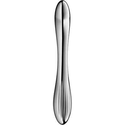 Dildo a doppia estremità in acciaio Inox pure Gravity 1 di Satisfyer, immagine 2