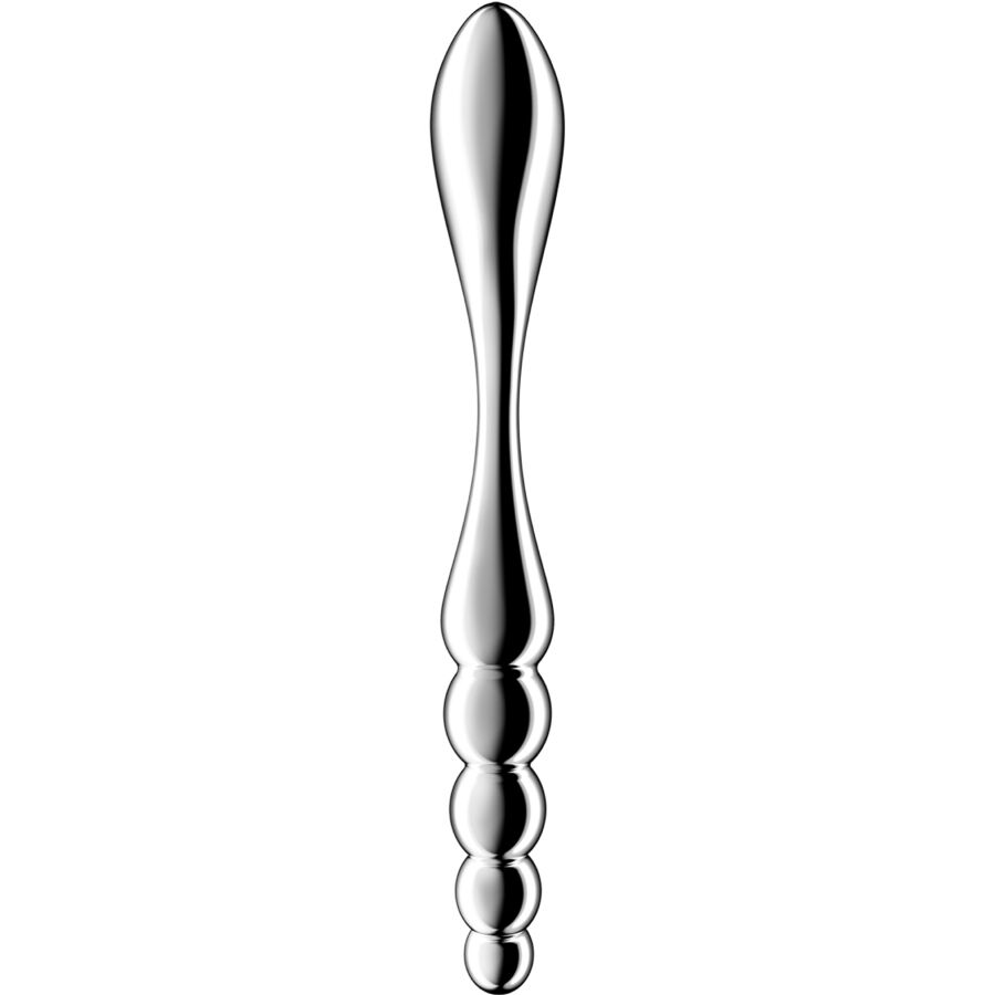 Dildo a doppia estremità in acciaio Inox star force 1 di Satisfyer, immagine 2