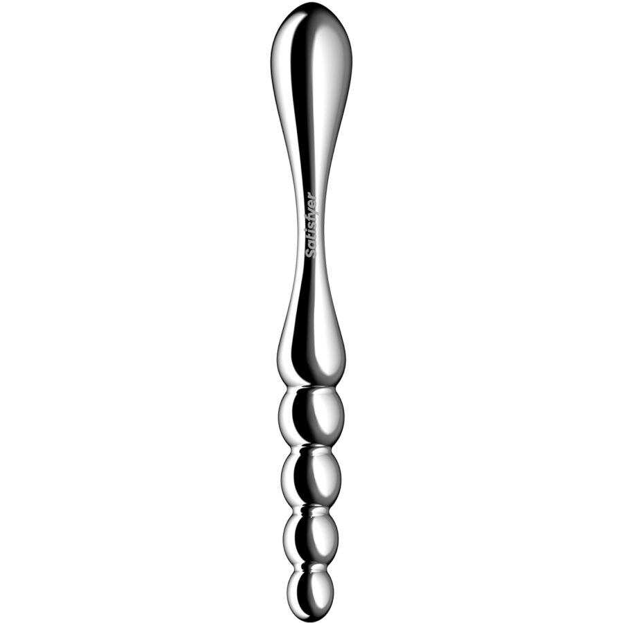Dildo a doppia estremità in acciaio Inox star force 1 di Satisfyer, immagine 4