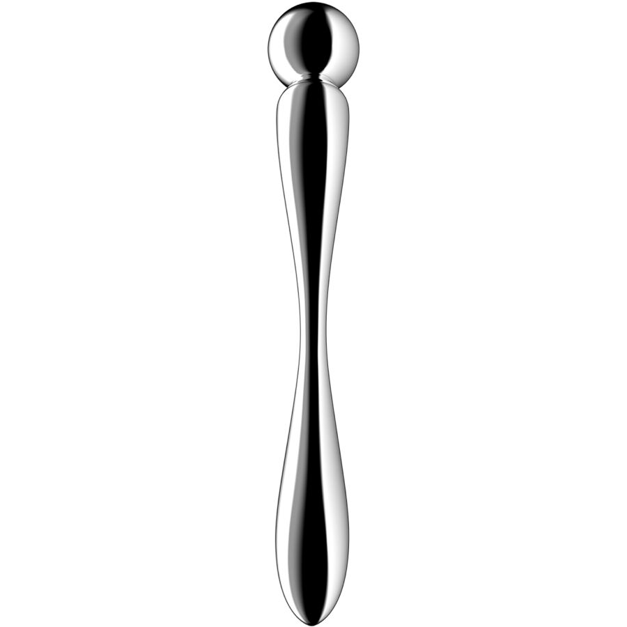 Dildo a doppia estremità in acciaio Inox star force 2 di Satisfyer, immagine 2