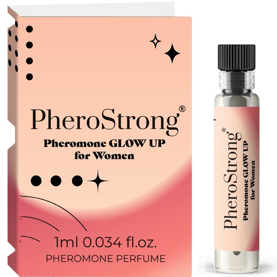 Profumo ai feromoni glow up per donna 1 ml di Pherostrong