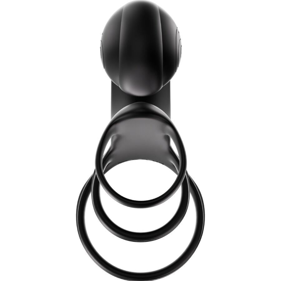 Ovetto vibrante Jovi Arc Couple ring telecomando nero di Snail Vibe, immagine 6