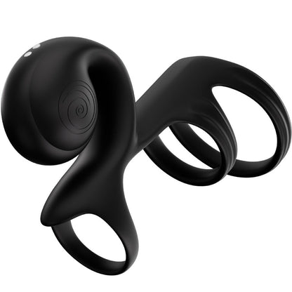 Ovetto vibrante Jovi Arc Couple ring telecomando nero di Snail Vibe