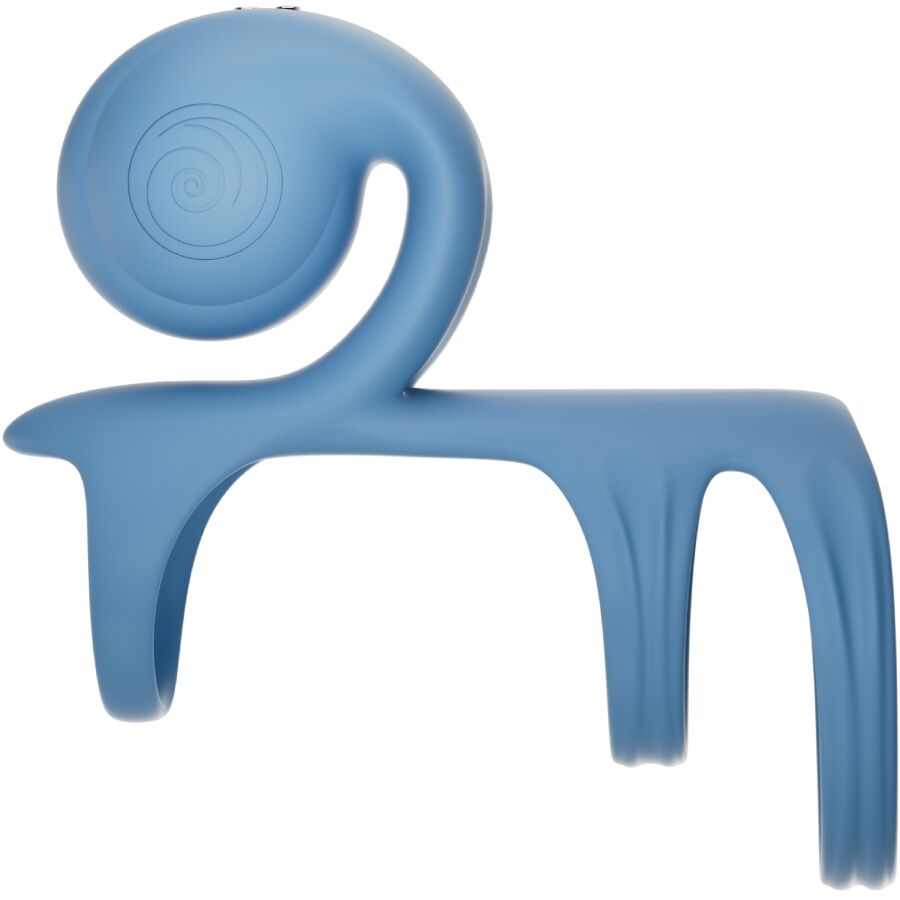 Ovetto vibrante Jovi Arc Couple ring telecomando blu di Snail Vibe, immagine 3