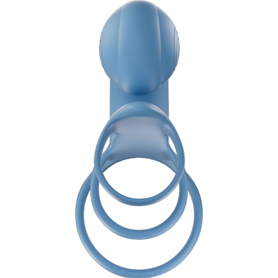 Ovetto vibrante Jovi Arc Couple ring telecomando blu di Snail Vibe, immagine 6