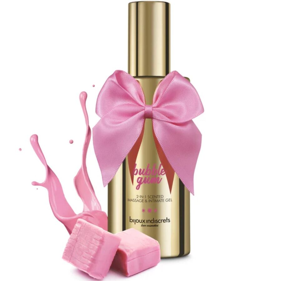 Gel Bubble gum 2â·inâ·1 profumato per massaggio e intimo 100 ml di Bijoux Indiscrets, immagine 2