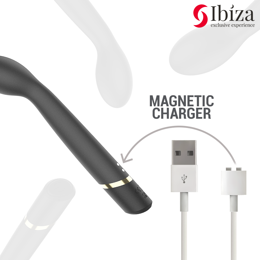 Vibratore punto g 10 vibrazioni ricaricabile di Ibiza, immagine 7