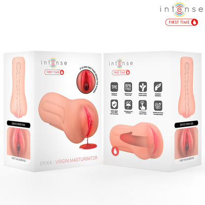Masturbatore con Sanguinamento Erika Vergine di Intense First Time, immagine 3