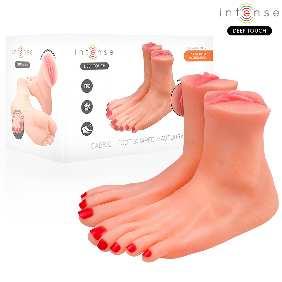 Masturbatore a forma di piede in due pezzi Gabbie di Intense Deep Touch