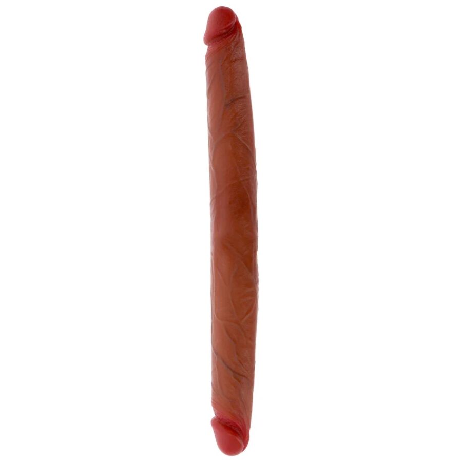 Dildo in silicone a doppia estremità caramello 40 cm di Get Real