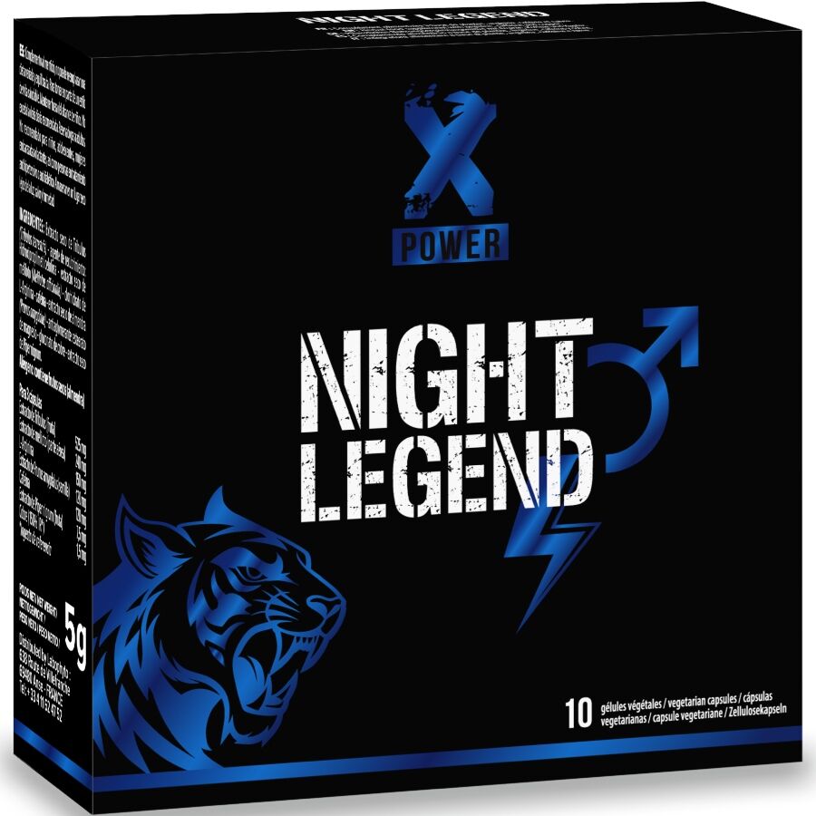 Night Legend stimolante ad azione rapida per erezione e prestazioni 10 capsule di Xpower