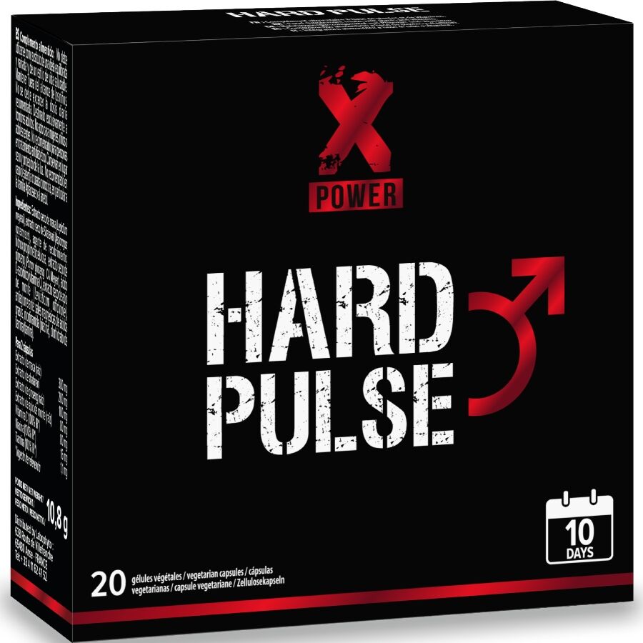 Trattamento hard pulse Express 10 giorni di erezione e resistenza 20 capsule di Xpower