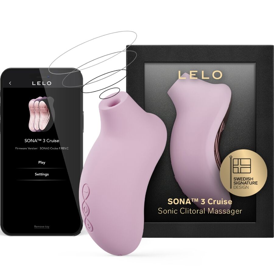 Massaggiatore clitorideo Sona 3 cruise sonico rosa chiaro di Lelo