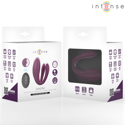 Stimolatore a morsetto con vibrazione e tapping Sandra con telecomando di Intense, immagine 8