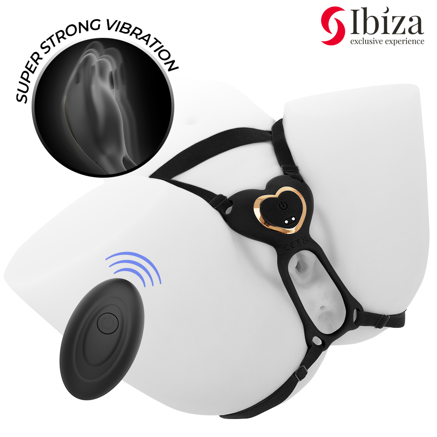 Vibratore di coppia con telecomando a cuore di Ibiza, immagine 3