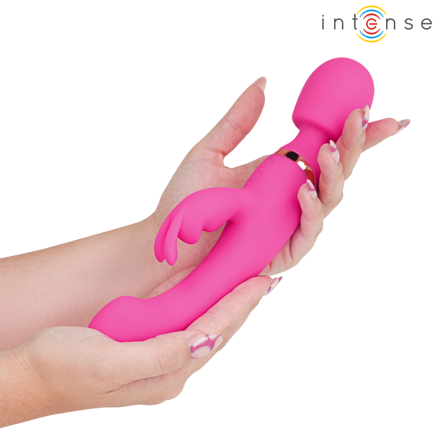 Vibratore Winona doppio coniglio e bacchetta di Intense, immagine 6