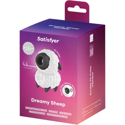 Vibratore Dreamy Sheep e stimolatore a impulsi D'aria di Satisfyer, immagine 3