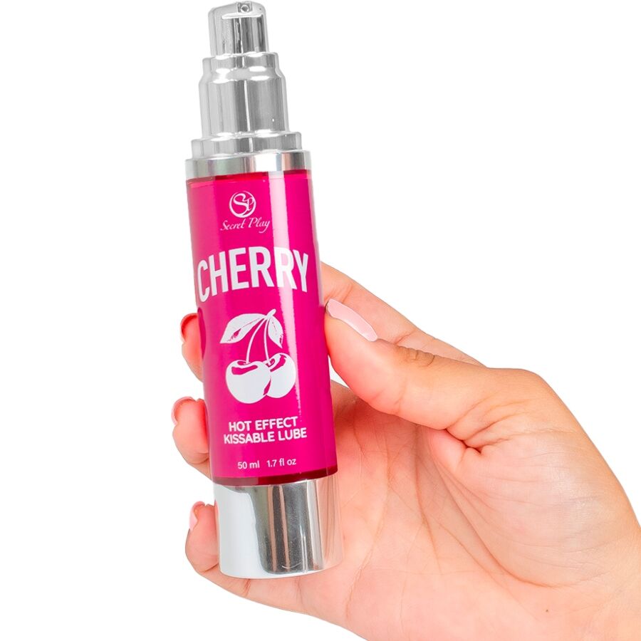 Lubrificante riscaldante ciliegia 50 ml di Secretplay, immagine 2