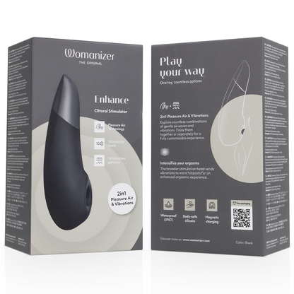 Stimolatore clitorideo Enhance nero di Womanizer, immagine 7