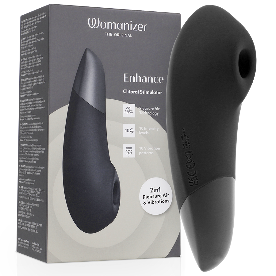 Stimolatore clitorideo Enhance nero di Womanizer