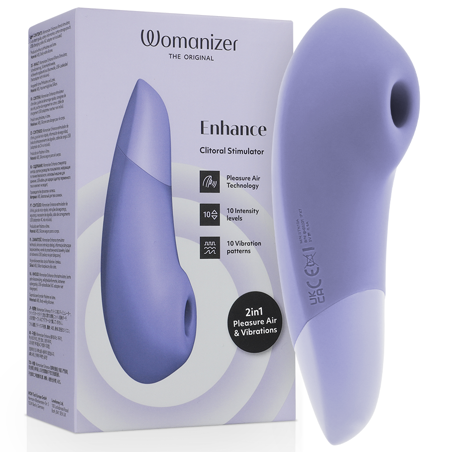 Stimolatore clitorideo potenziato lilla di Womanizer