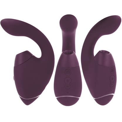Stimolatore doppio Duo next clitorideo e punto g viola scuro di Womanizer, immagine 2