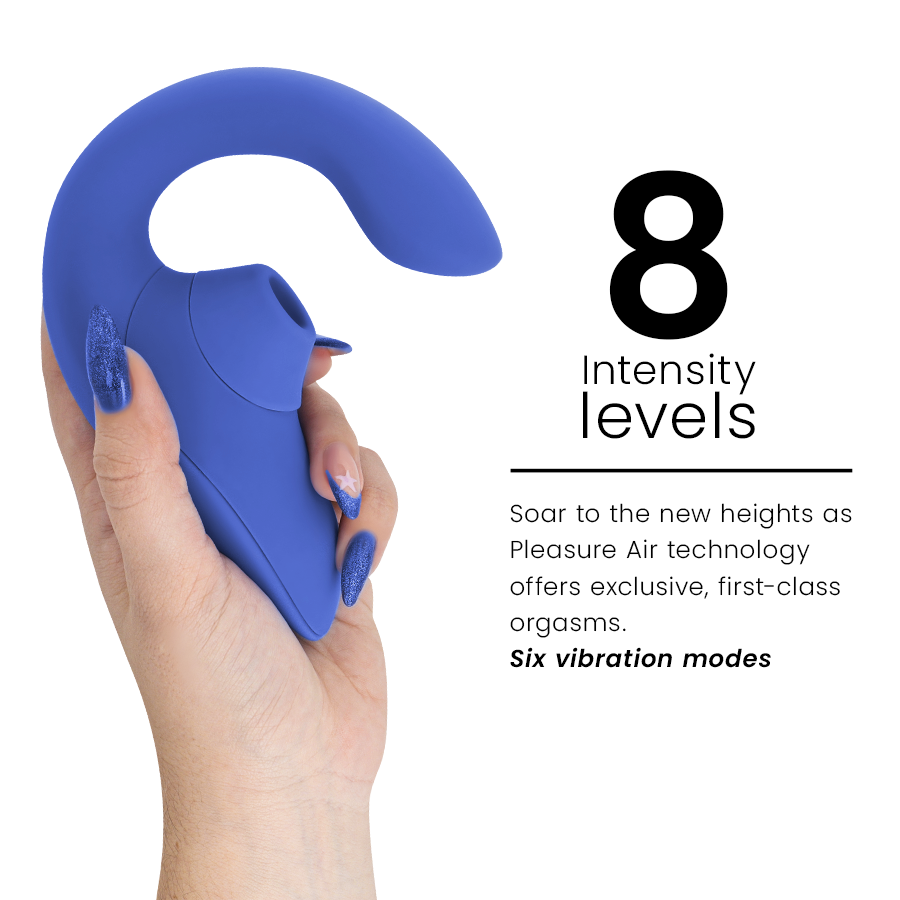 Vibrator Blend rabbit stimolatore blu vibrante di Womanizer, immagine 5