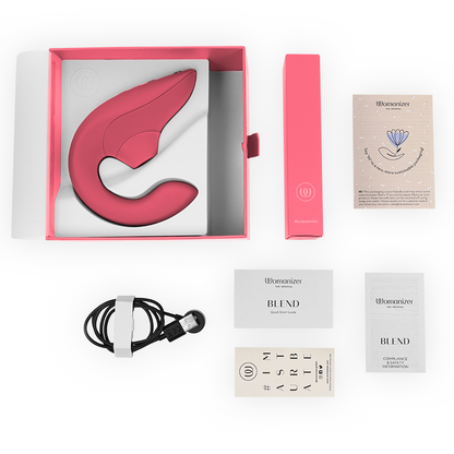 Vibratore stimolatore coniglio Blend Vibrant rose di Womanizer, immagine 6