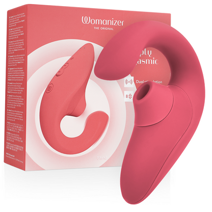 Vibratore stimolatore coniglio Blend Vibrant rose di Womanizer