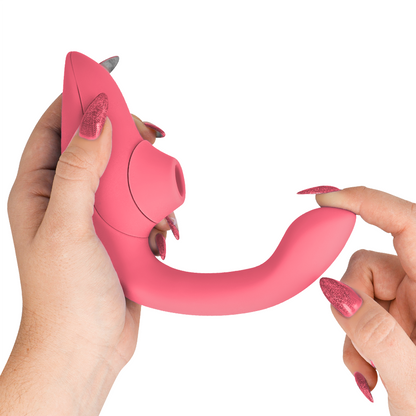 Vibratore stimolatore coniglio Blend Vibrant rose di Womanizer, immagine 4