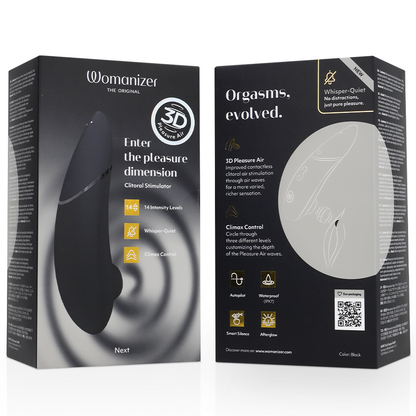Stimolatore clitorideo Next nero di Womanizer, immagine 7